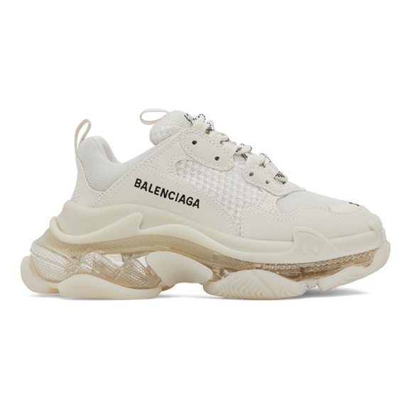 BALENCIAGA Off-White Triple S Sneakers - Picture 3 of 17